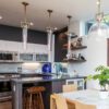 Interior of 2-storey Prefab home with living room, kitchen, laundry, 3 bedrooms & 3 bathrooms 1779 sqft project LivingHome 4