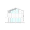 Exterior View of 2-story Modular Home with 3 bedrooms & 3 bathrooms 1,792 sqft project LivingHome 9 on USPrefabs.com
