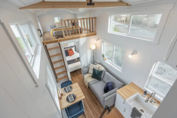 Interior View of 1-story Tiny Home for 6 person sleeping capacity 250 sqft project STR30 on USPrefabs.com