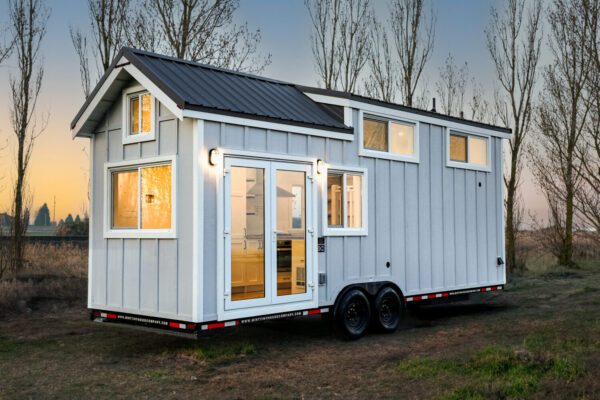 Exterior View of 1-story Tiny Home for 4 persons sleeping capacity 236 sqft project NAPA on USPrefabs.com