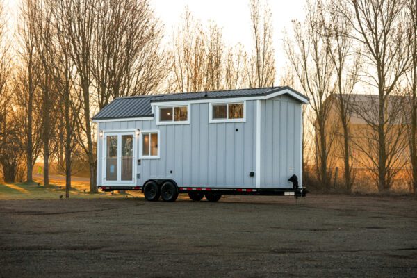 Exterior View of 1-story Tiny Home for 4 persons sleeping capacity 236 sqft project NAPA on USPrefabs.com