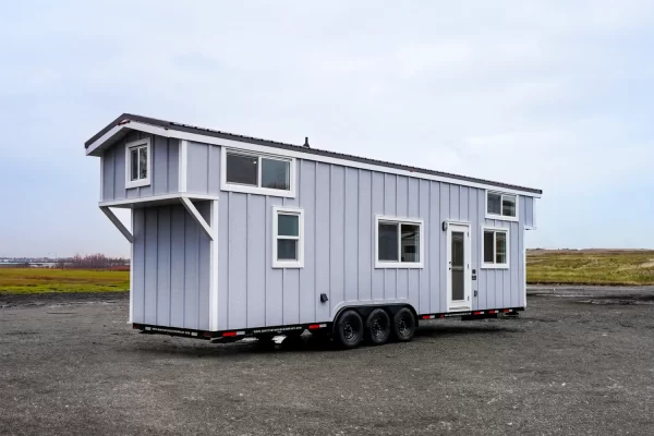 Exterior View of 1-story Small Home for 6 persons sleeping capacity 386 sqft project Loft Edition – Ruby on USPrefabs.com